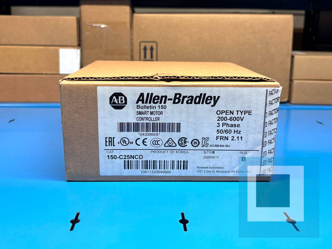 Allen-Bradley 150-C25NCD /B Series B Smart Motor Controller SMC - NEW IN BOX
