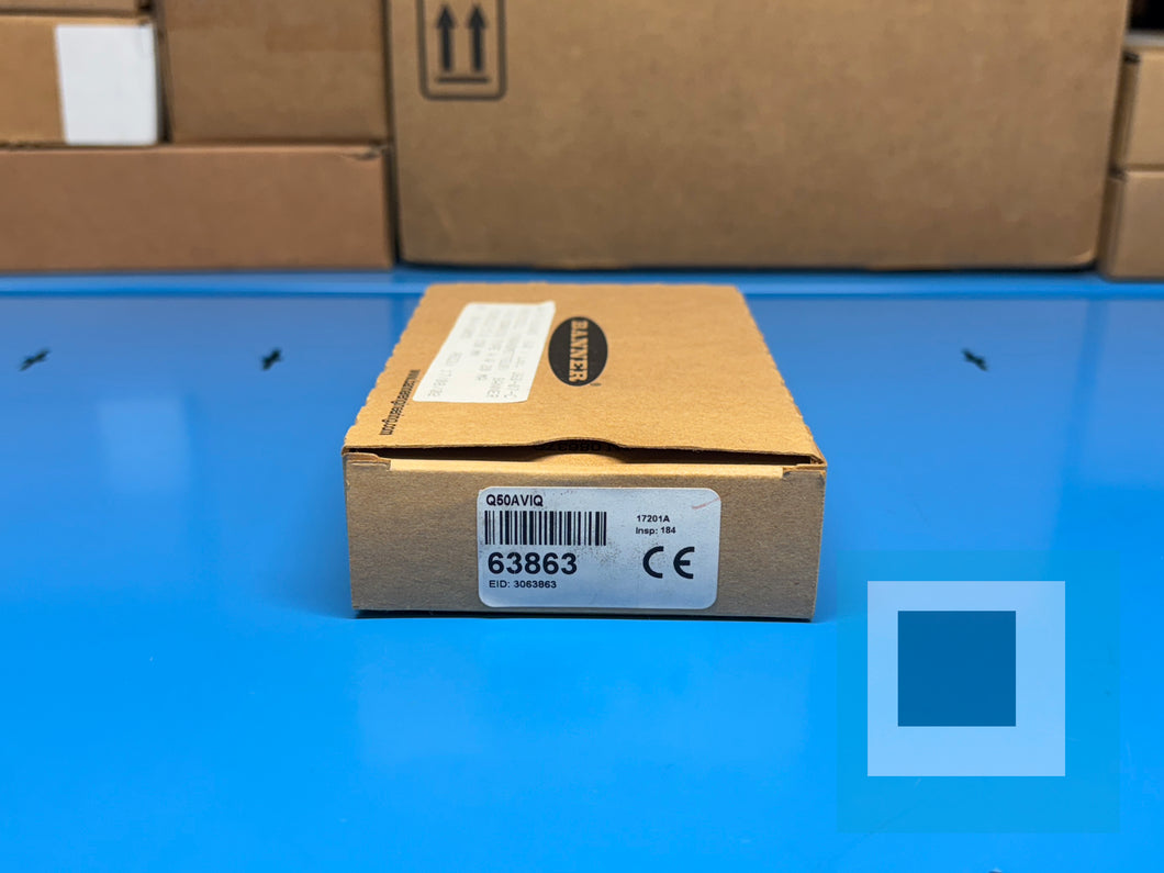 Banner Engineering Q50AVIQ Photoelectric Sensor 63863 - NEW IN BOX