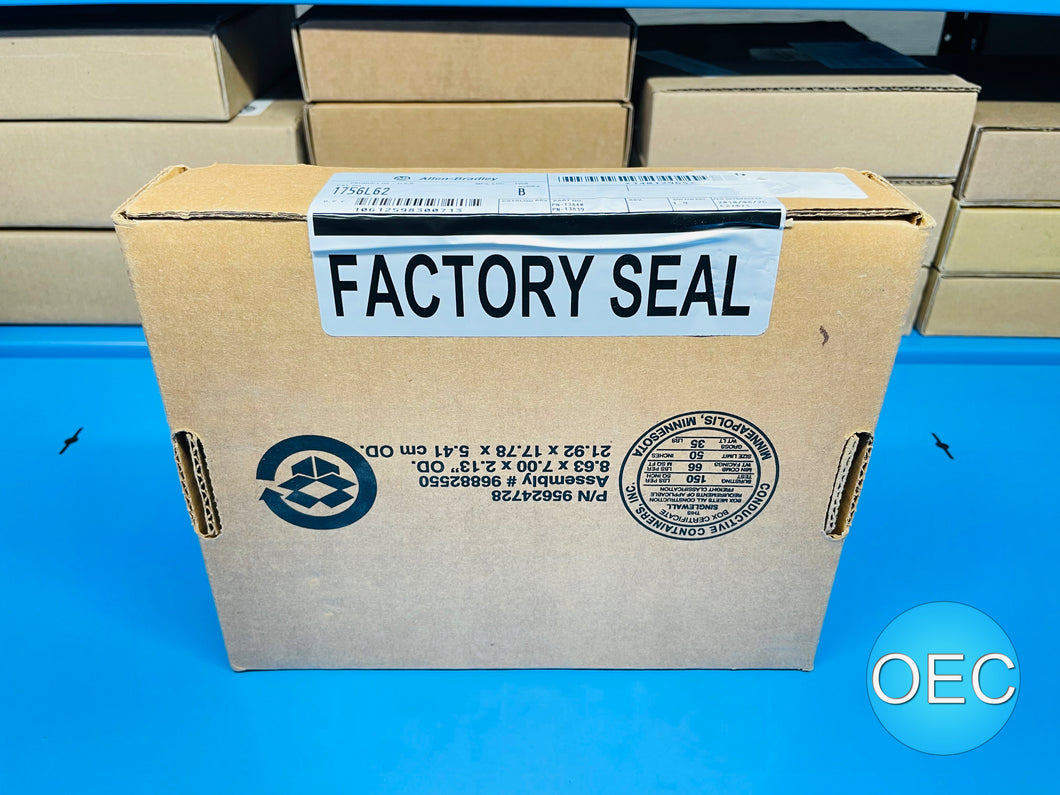 NEW - Allen-Bradley 1756-L62 /B ControlLogix Processor Module