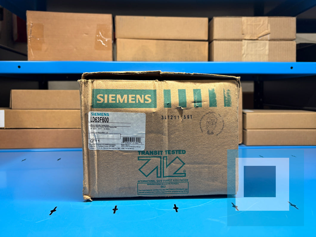 Siemens LD63F600 Sentron MCCB Frame Circuit Breaker 600A / 600V - NEW IN BOX