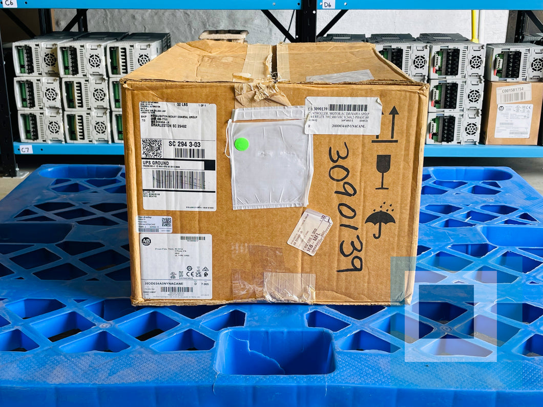 2021 Surplus - Allen-Bradley 20DD034A0NYNACANE Series D PowerFlex 700S AC Drive