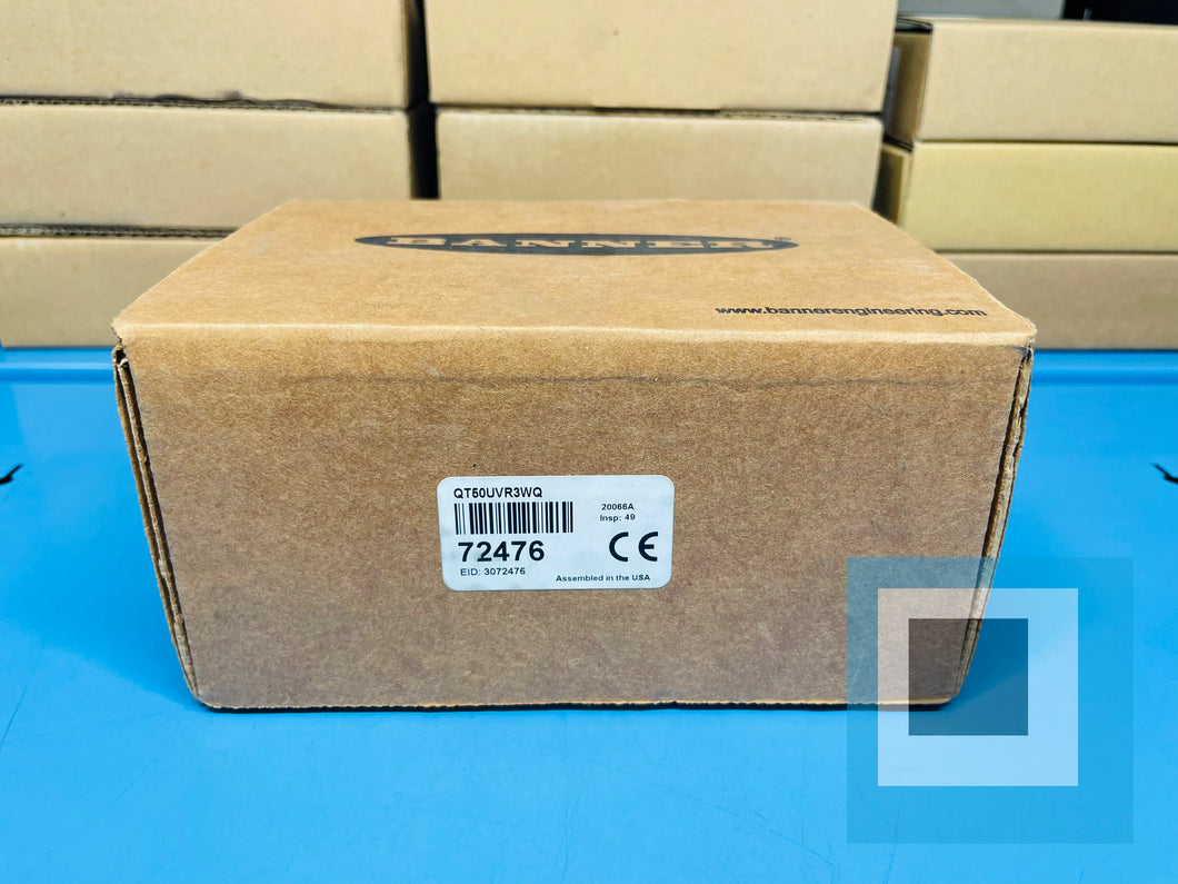 NEW - Banner Engineering QT50UVR3WQ Ultrasonic Proximity Sensor