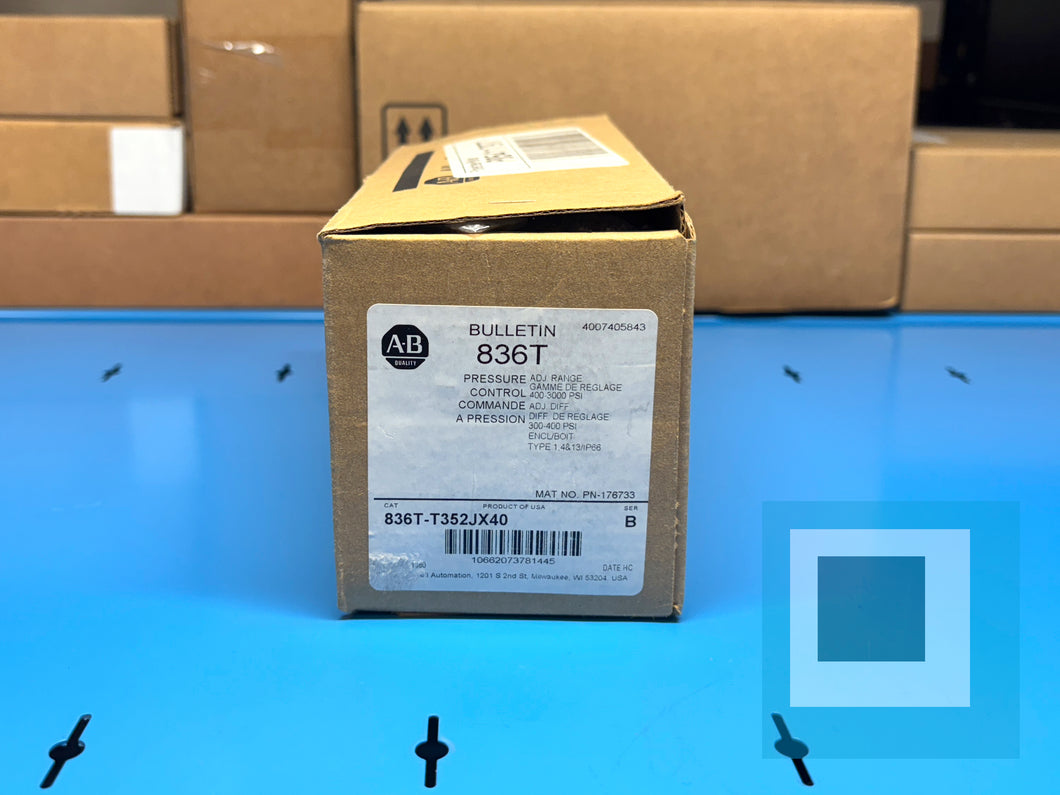Allen-Bradley 836T-T352JX40 /B Series B Pressure Control - NEW IN BOX