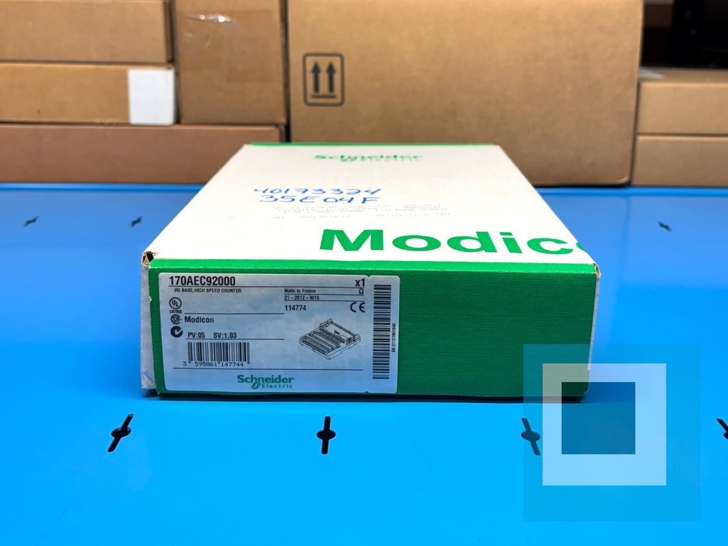 Schneider Electric 170AEC92000 Modicon I/0 BASE, HIGH SPEED COUNTER - NEW IN BOX