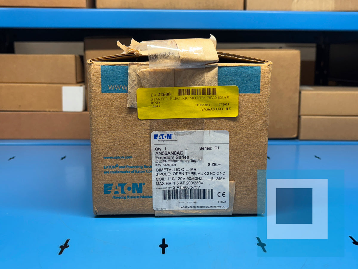 EATON AN56AN0AC FREEDOM SERIES Reverse Starter SIZE 00 - NEW IN BOX ...