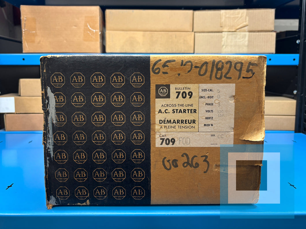 Allen-Bradley 709-FOD Series CC Across-The-Line AC Starter - NEW IN BOX