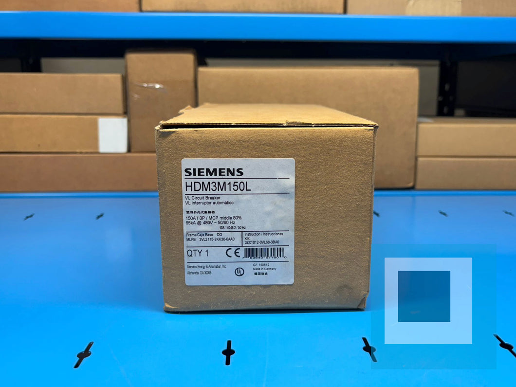 Siemens HDM3M150L 150A 3-Pole 600V Motor Circuit Protector – New in Box