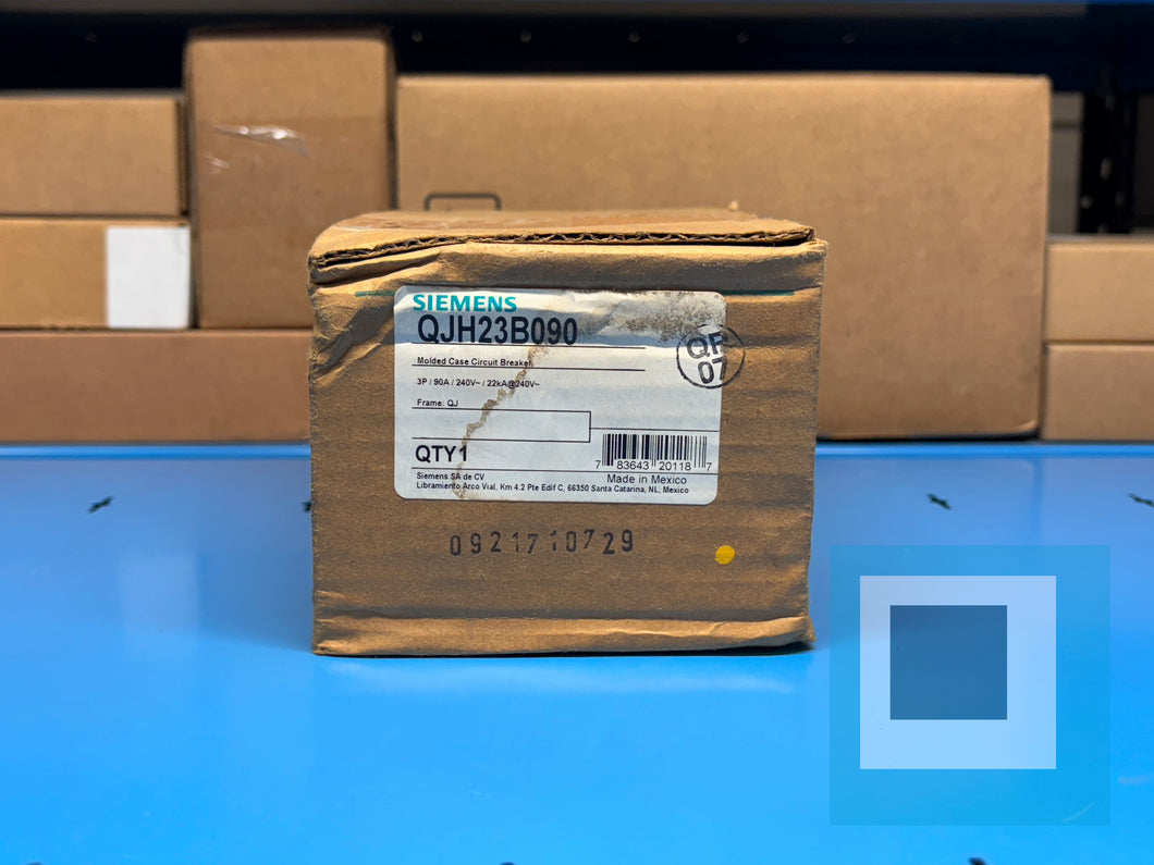 Siemens QJH23B090 90A 3-Pole 240V Molded Case Circuit Breaker – New Sealed