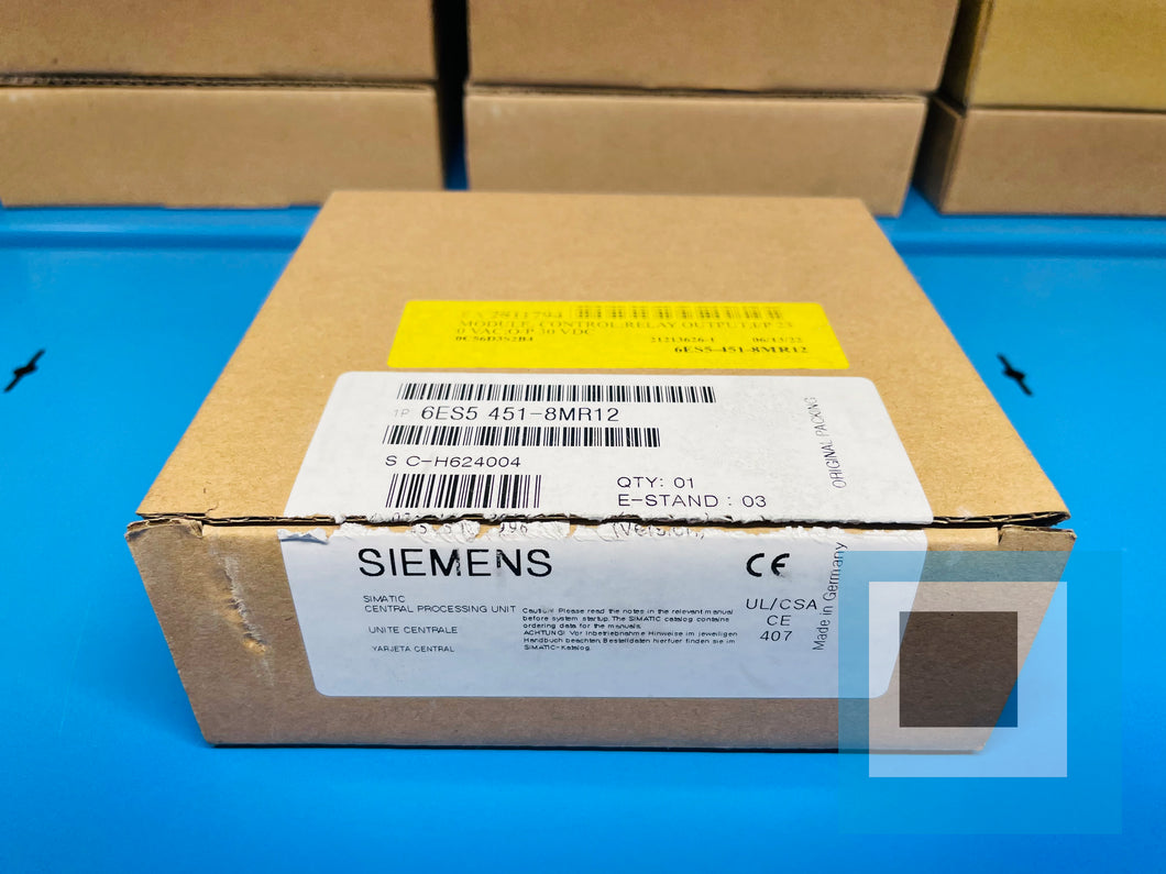 Surplus - Siemens Simatic S5 6ES5 451-8MR12 Relay Output Module