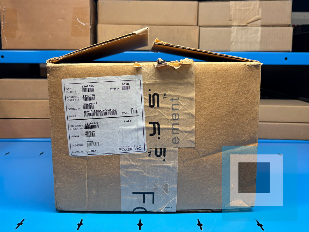 Schneider Electric / Foxboro IDP10-T22D21C-M1L1V Pressure Transmitter - NEW