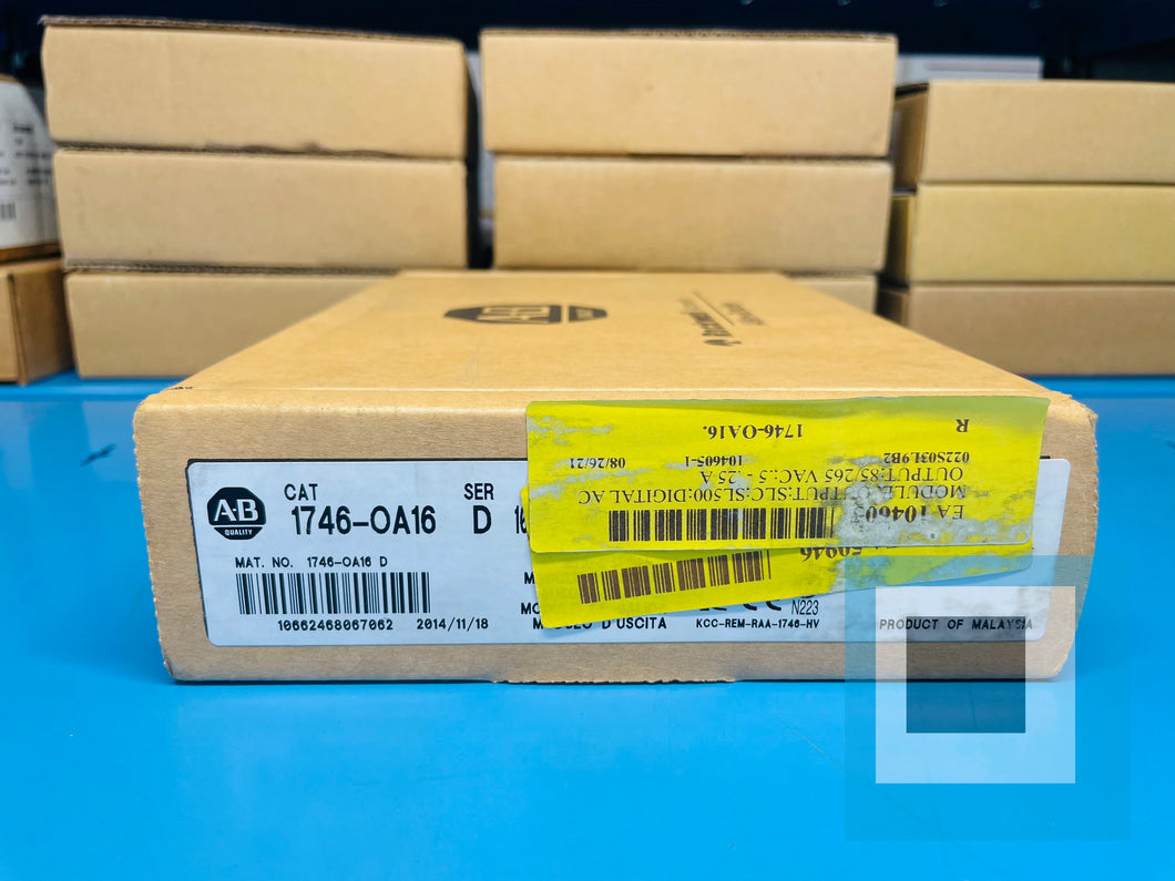 Surplus - Allen-Bradley 1746-OA16 /D Series D SLC 500 16-Point Output Module
