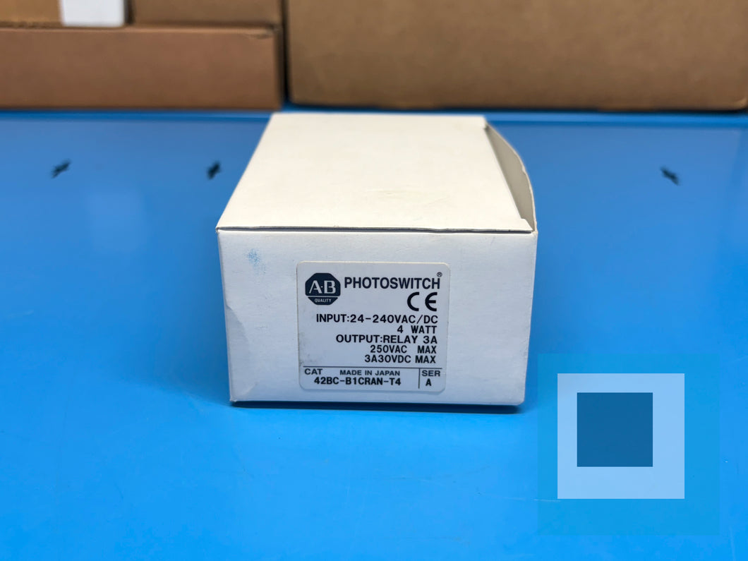 Allen-Bradley 42BC-B1CRAN-T4 PhotoSwitch Output Relay 3A - NEW IN BOX