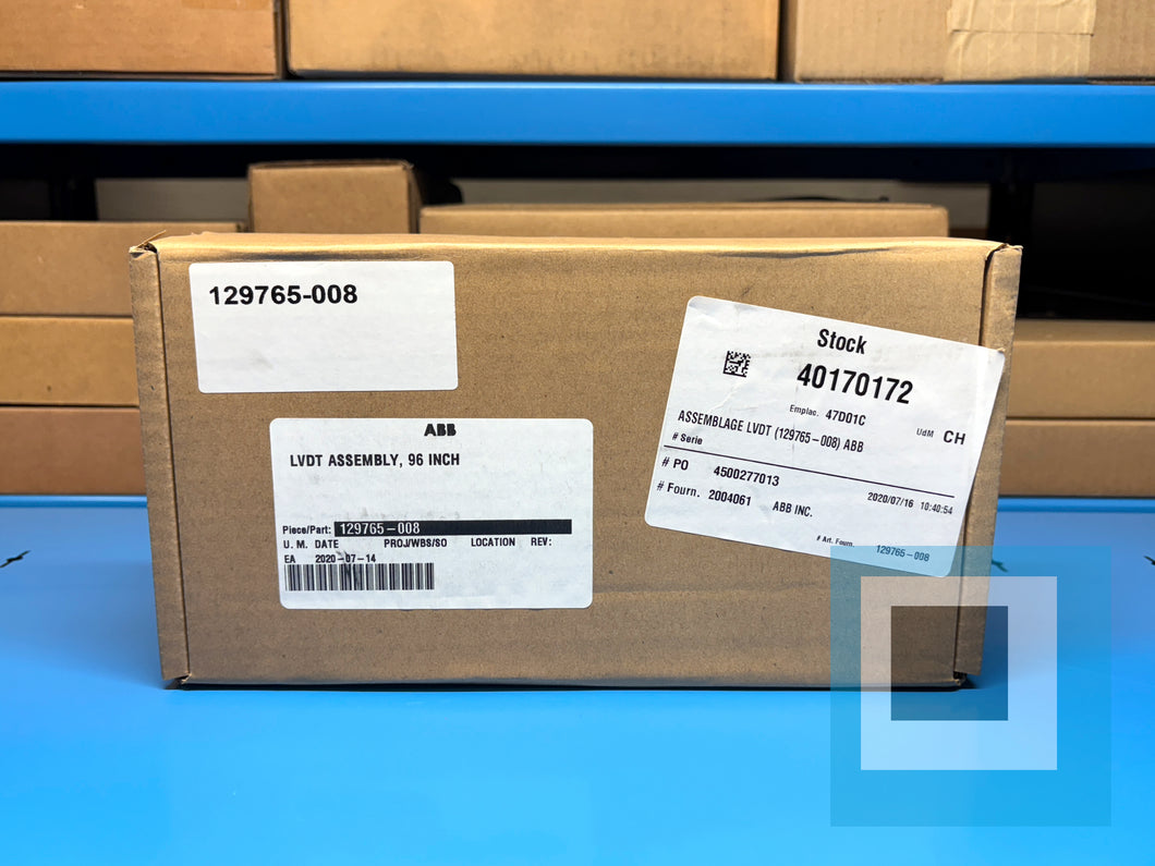 ABB 129765-008 LVDT Assembly, 96 Inch 129765-008 - NEW IN BOX