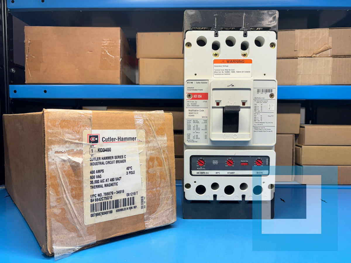 NUEVO - INTERRUPTOR AUTOMÁTICO INDUSTRIAL EATON Cutler-Hammer SERIE KD ...