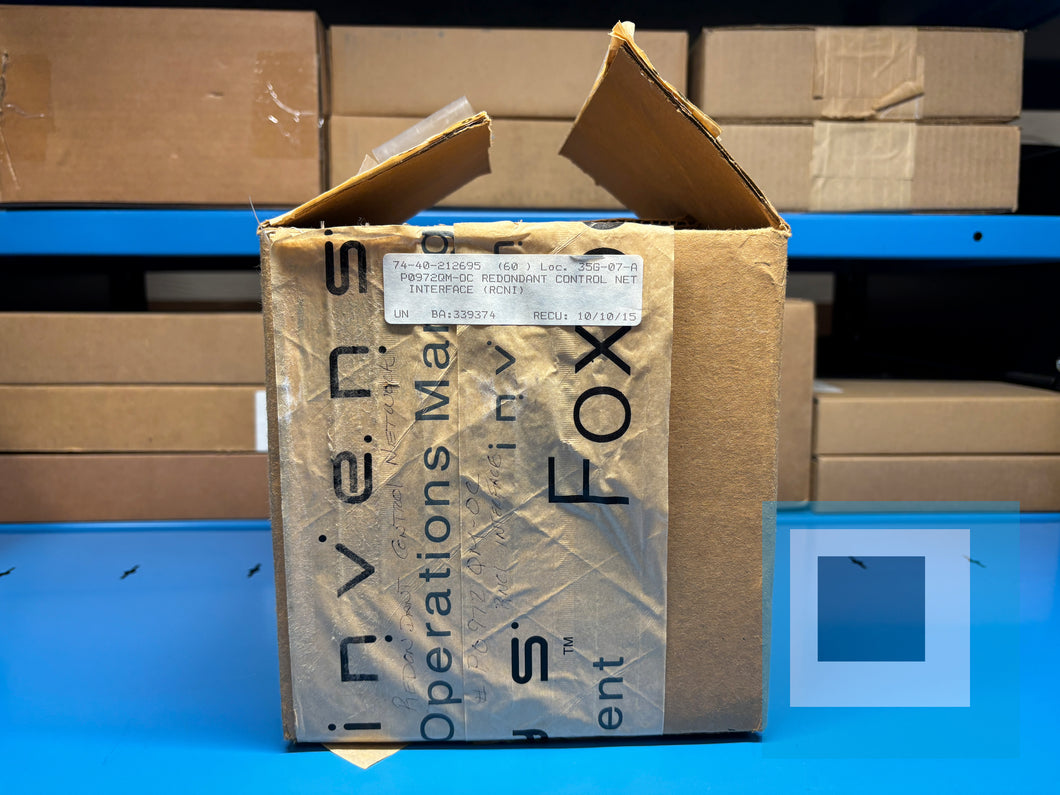 Foxboro Invensys P0972QM-OC Redundant ControlNet Interface - NEW IN BOX