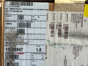 NEW Emerson Rosemount 8711 Wafer Magnetic Flow Meter Sensor 8711SHA005R1N0
