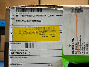 NEW - Emerson Rosemount 8782 Magnetic Flow Transmitter 8782AW1A1N5MVDS1M4B6Q4