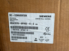 Load image into Gallery viewer, NEW - Siemens 6RA7078-6FV62-0-Z SIMOREG DC Converter Drive / MASTER CONVERTER
