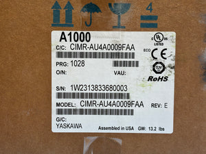 NEW - Yaskawa CIMR-AU4A0009FAA REV: E 380-480 VAC 8.8А/7.2А Servo Drive