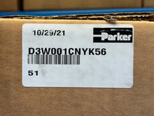 Load image into Gallery viewer, (2021) NEW - Parker Hydraulics D3W001CNYK56 Directional Control Solenoid Valve

