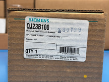 Load image into Gallery viewer, Siemens QJ23B100 100A Molded Case Circuit Breaker – New Sealed
