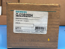 Load image into Gallery viewer, Siemens QJ23B200H 200A 3-Pole 240V Molded Case Circuit Breaker – New in Box
