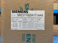 Load image into Gallery viewer, Siemens 3RE3110-0A1-71AK6 Non-Metallic Full Voltage Non-Reversing Starter, 10 HP

