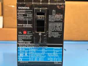 Siemens ED63B015 Sentron Molded Case Circuit Breaker 3P/ 15A /600V - NEW IN BOX