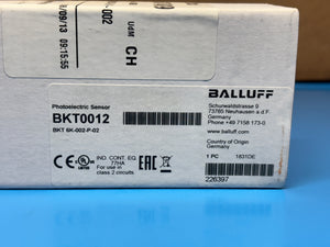 Balluff BKT 6K-002-P-02 Photoelectric Laser Proximity Sensor - NEW IN BOX