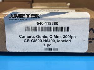 AMETEK CR-GM00-H6400 Surface Vision Camera 300fps C-Mount - NEW IN BOX