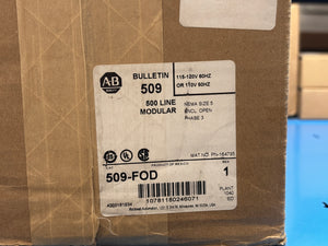 Allen-Bradley 509-FOD Series 1 500 Line Modular Starter NEMA Size 5 - NEW IN BOX