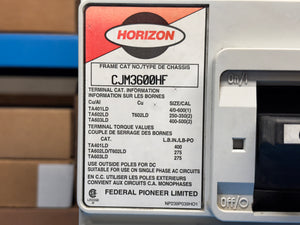 Federal Pioneer / Horizon CJM3600HF 600 AMP Circuit Breaker - NEW NO BOX