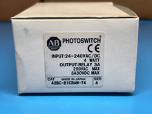 Load image into Gallery viewer, Allen-Bradley 42BC-B1CRAN-T4 PhotoSwitch Output Relay 3A - NEW IN BOX
