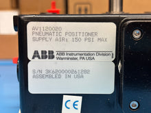 Load image into Gallery viewer, ABB AV1120020 Pneumatic Positioner SUPPLY AIR: 150 PSI MAX - NEW made in USA
