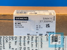 将图片加载到图库查看器，Siemens 6ES7154-4AB10-0AB0 SIMATIC ET 200PRO Interface Module - NEW SEALED
