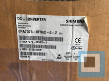 Load image into Gallery viewer, Siemens 6RA7075-6FV62-0-Z Static Converter SIMOREG DC - MASTER DC Converter
