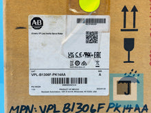 Cargar imagen en el visor de la galería, Allen-Bradley VPL-B1306F-PK14AA Kinetix VP Low Inertia Servo Motor - NEW SEALED
