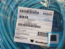 Cargar imagen en el visor de la galería, Brad Connectivity 1203411127 M12 CAT6A M/M ST/ST TEAL TPE 75M E22E06022M750 NEW
