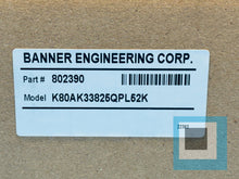 将图片加载到图库查看器，Banner Engineering K80AK33825QPL52K EZ-Light Key Selector Switch 802390 - NEW

