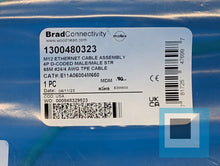 Load image into Gallery viewer, Brad Connectivity 1300480323 M12 Ethernet Cable Assembly E11A06004M650 - NEW
