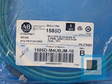 Cargar imagen en el visor de la galería, Allen-Bradley 1585D-M4UBJM-10 /B Series B Ethernet Media M12 Patchcord - NEW
