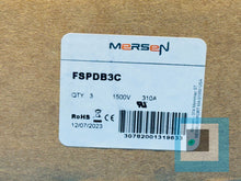 Cargar imagen en el visor de la galería, (BOX OF 3 PCS) Mersen FSPDB3C Power Distribution Blocks 1500V 310A - NEW IN BOX
