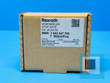 Cargar imagen en el visor de la galería, Bosch Rexroth 3 842 547 785 Vereinzeler Stop Gate CS: VE2/D-60 - NEW IN BOX

