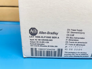 Allen-Bradley 1606-XLP100E SER A Power Supply In: 100-120V/220-240V Out:24-28V