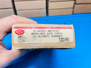 Fireye 72D1R1 D-Series Amplifier Infra-Red Auto Check use with 48PT2 Scanner