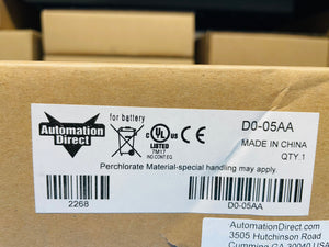 Automation Direct D0-05AA PLC Processor 120-240 VAC