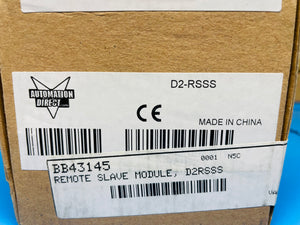 Automation Direct D2-RSSS Serial Remote Slave Module - New in Box