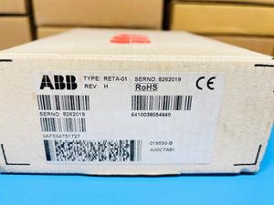 ABB Type: RETA-01 Rev: H Ethernet Adapter Module
