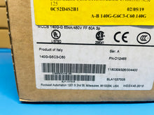 Load image into Gallery viewer, Surplus - Allen-Bradley 140G-G6C3-C60 Breaker MCCB 140G-G 65KA/480V FF 60A 3p
