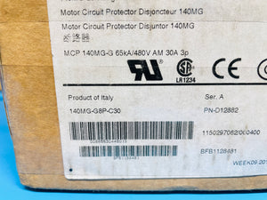 Surplus - Allen-Bradley 140MG-G8P-C30 /A Breaker MCP 140MG-G 65KA/480V AM 30A 3p